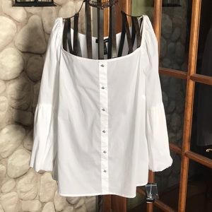 White peasant blouse